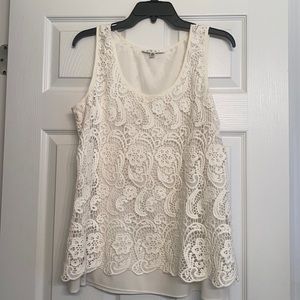 Cabi lace tank